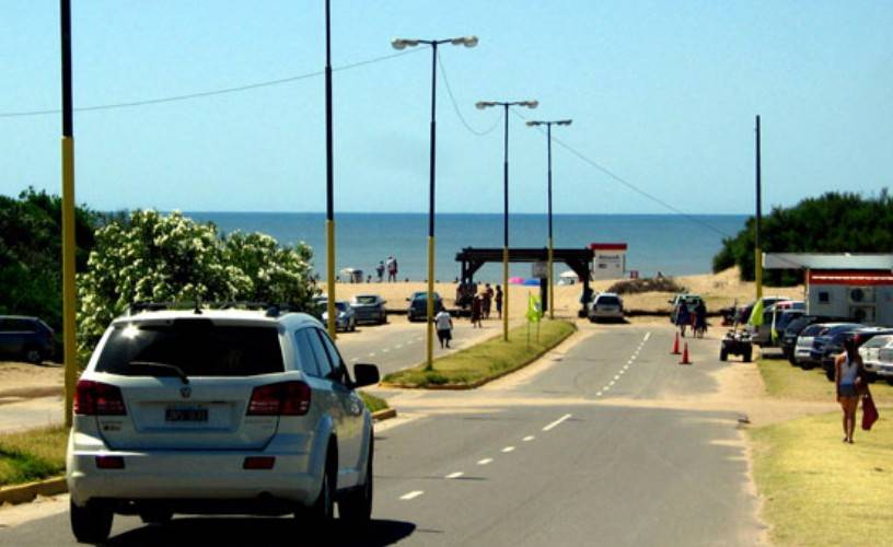 Hacia la playa en Valeria