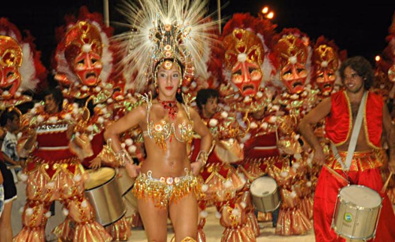 Comparsa Kamarr en una edición anterior del Carnaval del País