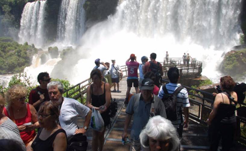 Pasarelas en Cataratas del Iguazú