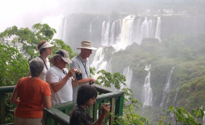 Balcón a los saltos del río Iguazú
