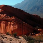 Policromo paisaje, cercano a Cafayate, Quebrada de las Conchas