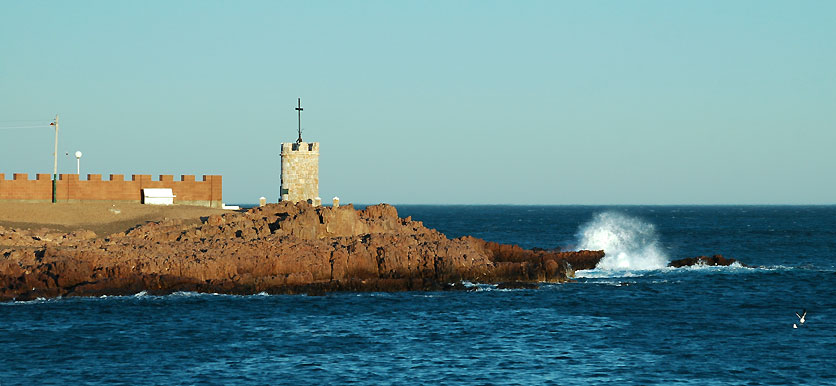 Panoramic view of the tower from the pier