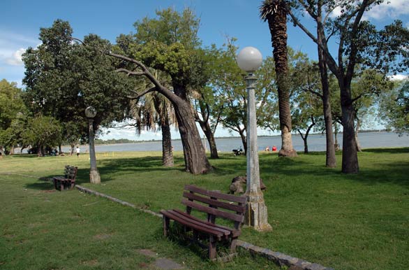 Green spaces on the waterfront