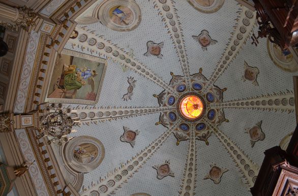 Bóveda de la capilla del palacio San José