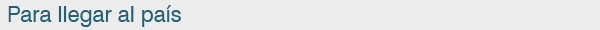 Cómo llegar al país