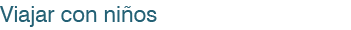 Viajar con niños