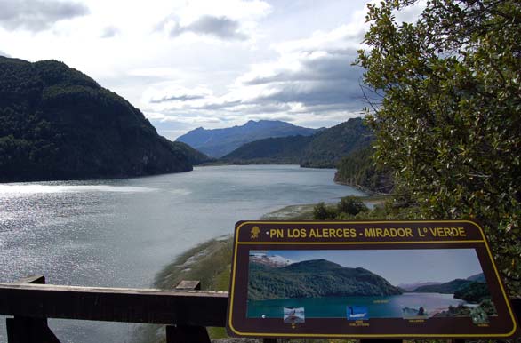 Los Alerces National Park viewpoint