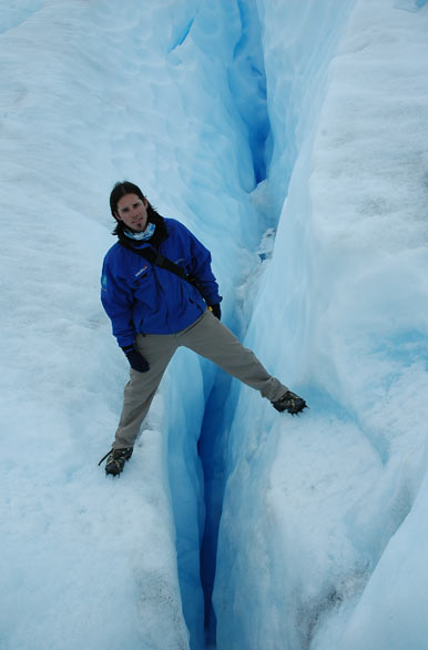Trekking sobre el hielo