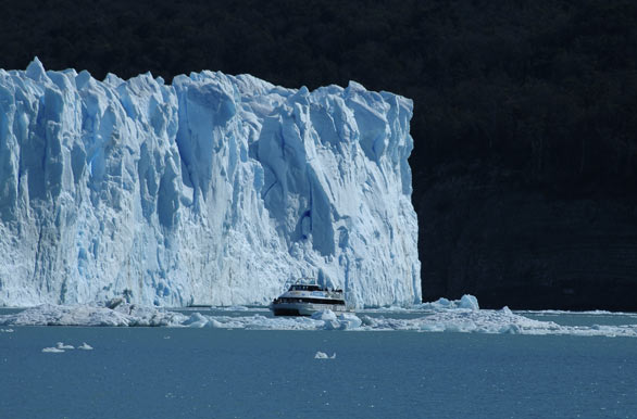 Navegación al glaciar