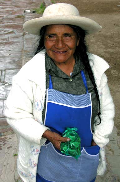 Mujer típica de La Quebrada