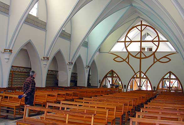 Interior de la iglesia Nuestra Señora de las nieves
