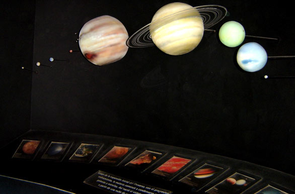 Sistema Solar, Museo de Ciencias Naturales