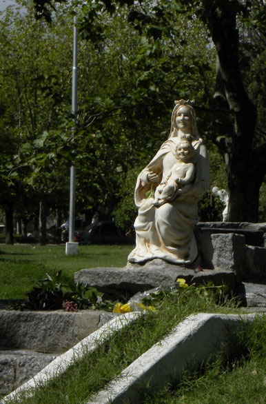 Esculturas en el parque