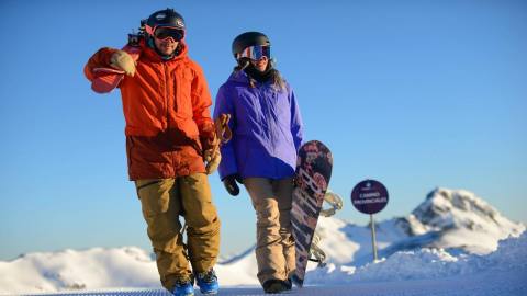 Centro de esquí Cerro Bayo (en invierno)