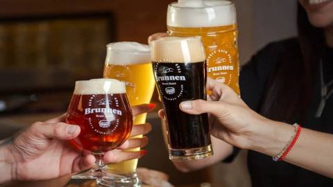 Cerveza artesanal Brunnen en Villa General Belgrano