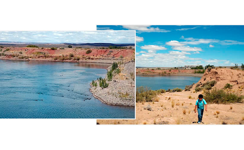 Sobre el curso del río Limay