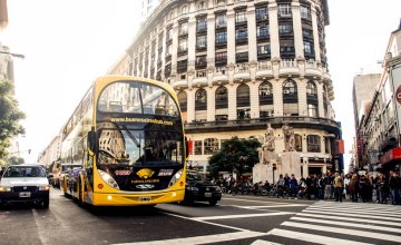 Bus turístico en Buenos Aires