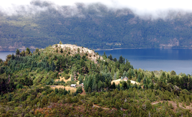 La inmensidad del lago Nahuel Huapi