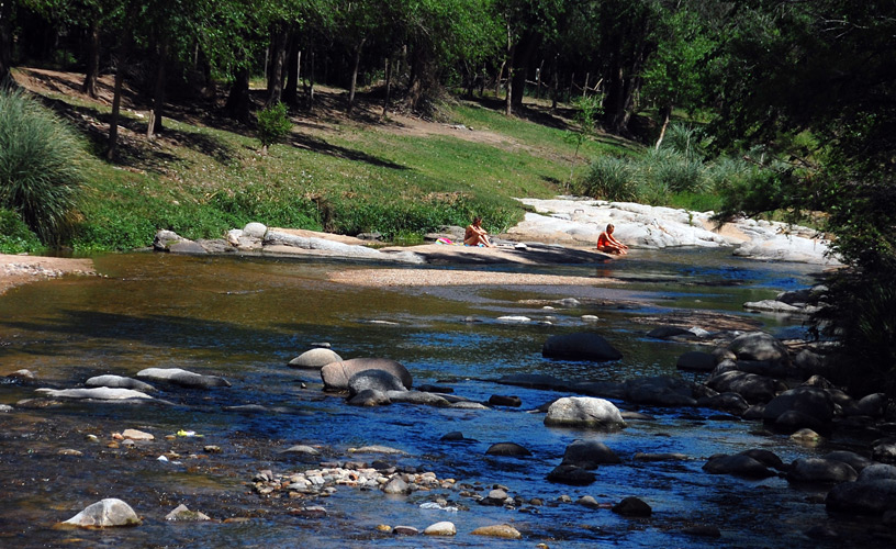 The warm waters of the Panaholma River