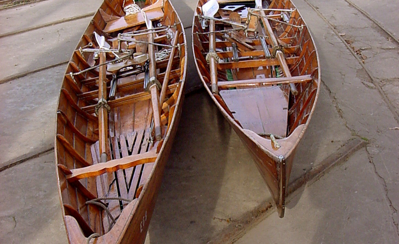 Beautiful wooden boats