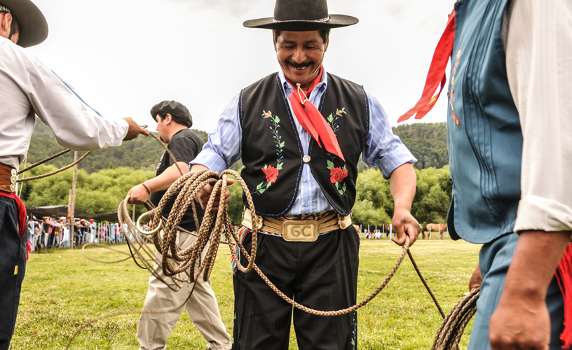 A rustic rural party