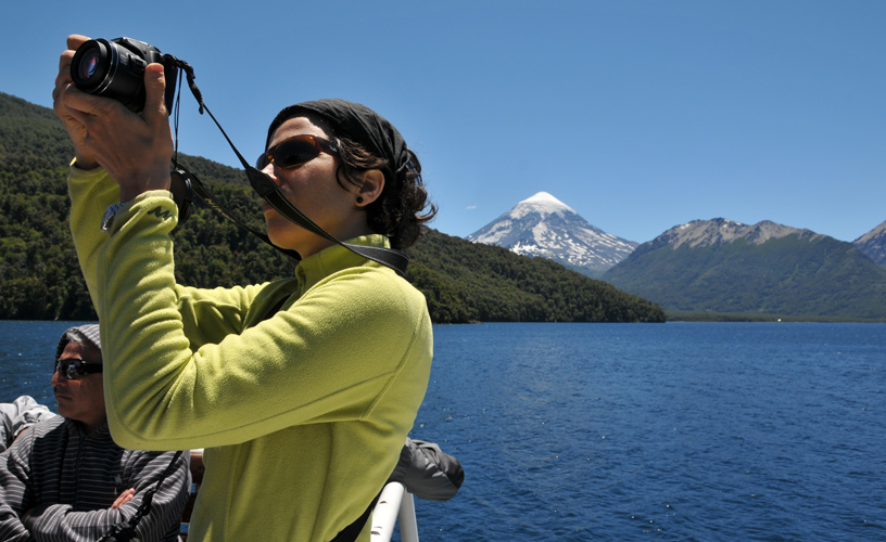 El Lanín siempre presente