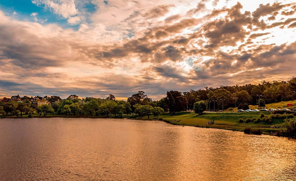 Lake and Dam of the Fort in Tandil