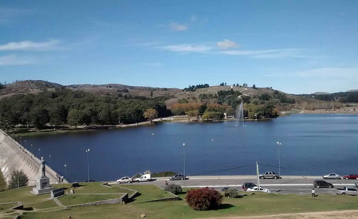 Lake and Dam of the Fort in Tandil