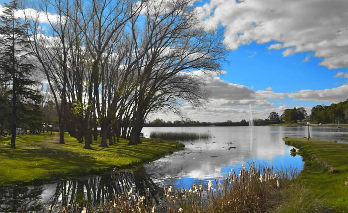 Lake and Dam of the Fort in Tandil