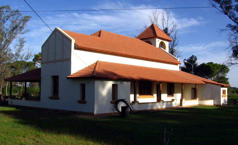 The main house in estancia La Malvina