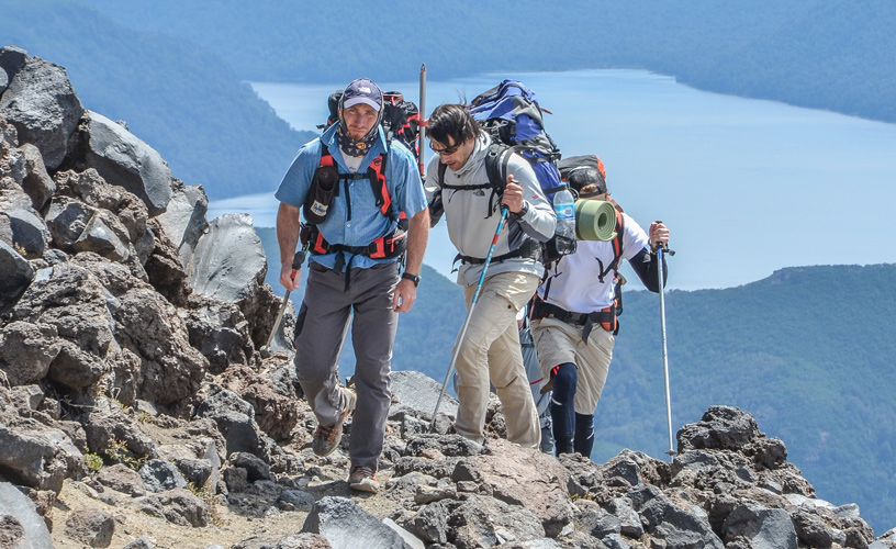 Lanín’s steep slopes