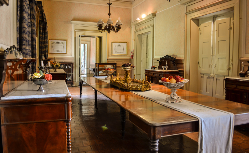 The dining-room of the mansion