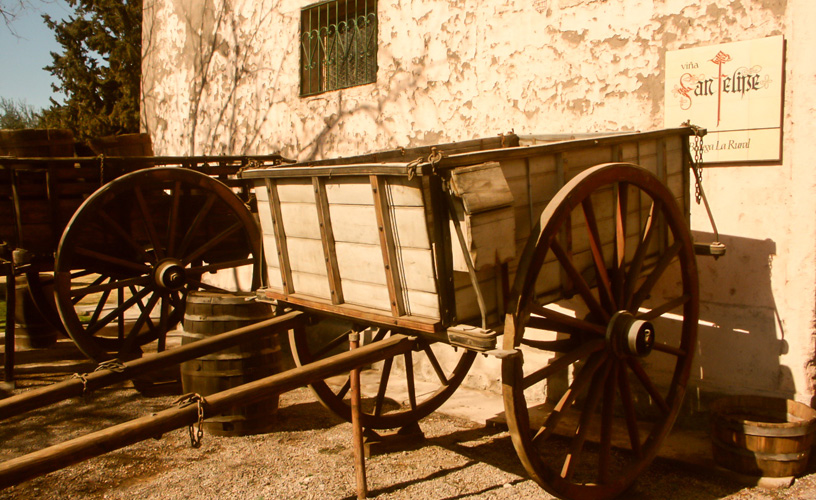 Carriage of the winery