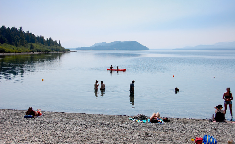 A quiet beach