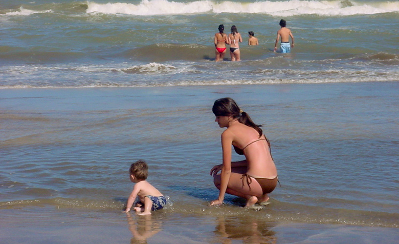 Families on the Beach