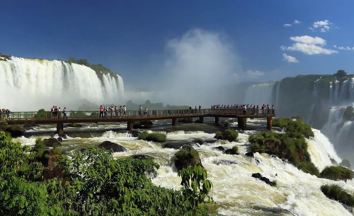 Iguazu Falls on the Brazilian side