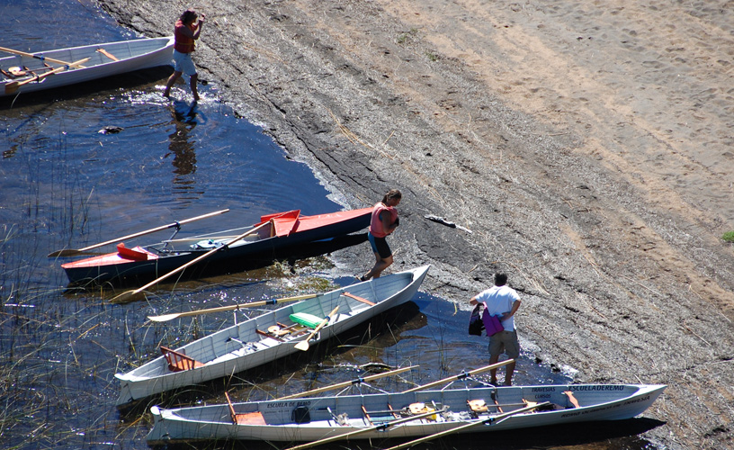 We stopped to share a snack