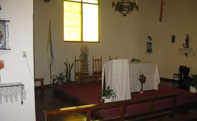 Una capilla en su interior 