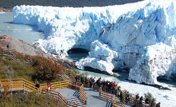 Majestuoso e impredecible glaciar Perito Moreno