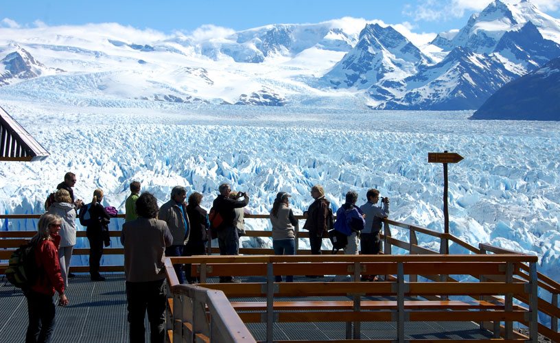 Imponente glaciar Perito Moreno