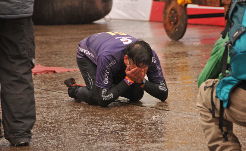 La emoción por el logro anhelado