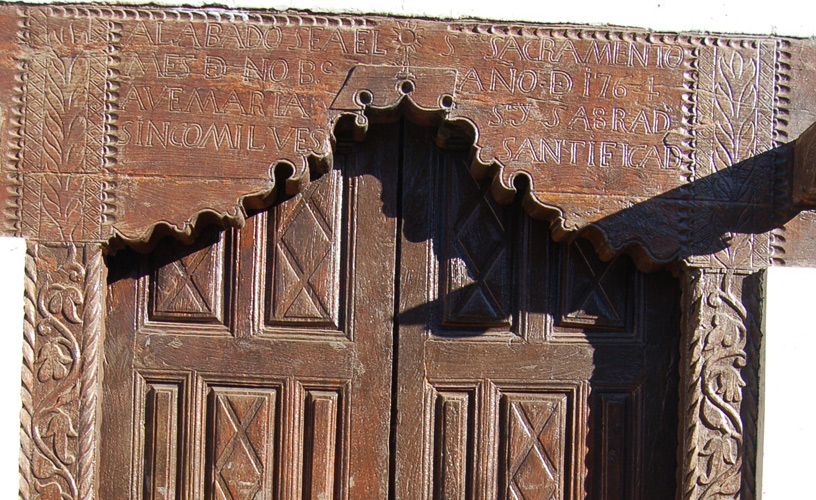 Original entrance door