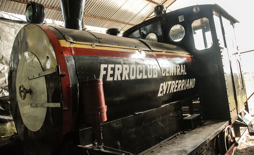 El tren histórico del Ferroclub Villa Elisa 
