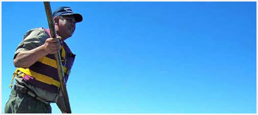 Los hombres de los esteros del Iber 