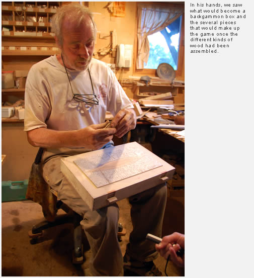 Jorge Virasoro: woodcarving, Villa Traful