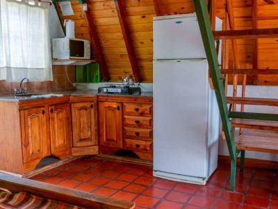 Cabañas Verde y Blanco