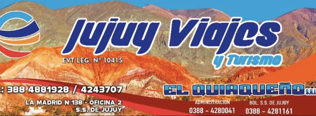 Agencias de viajes y turismo Jujuy Viajes y Turismo