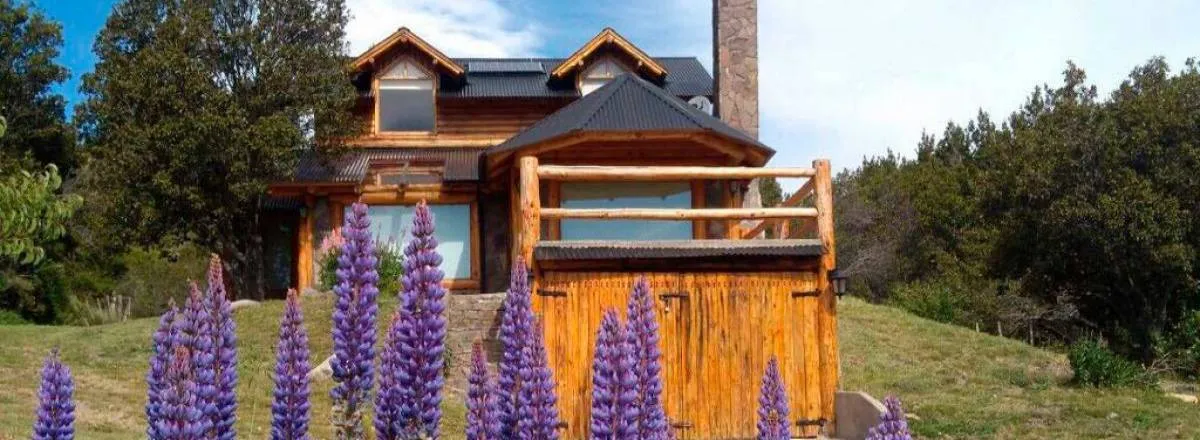 Alojamiento en Lago Meliquina (a 30 Km. de San Martín de los Andes) Cabañas Melihue