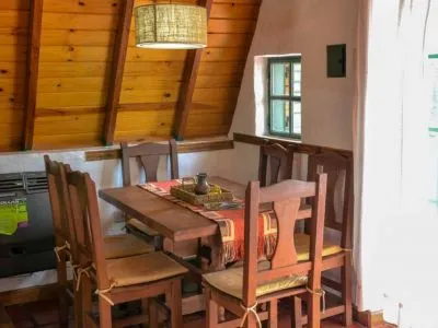 Cabañas Verde y Blanco