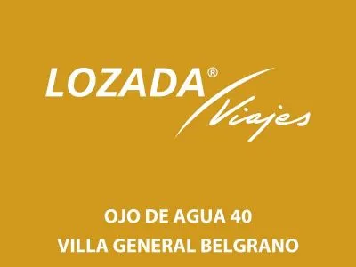 Lozada Viajes Agencias de viajes y turismo  en  Villa General Belgrano